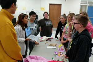 LEAD students share their cultures with students at a local middle school